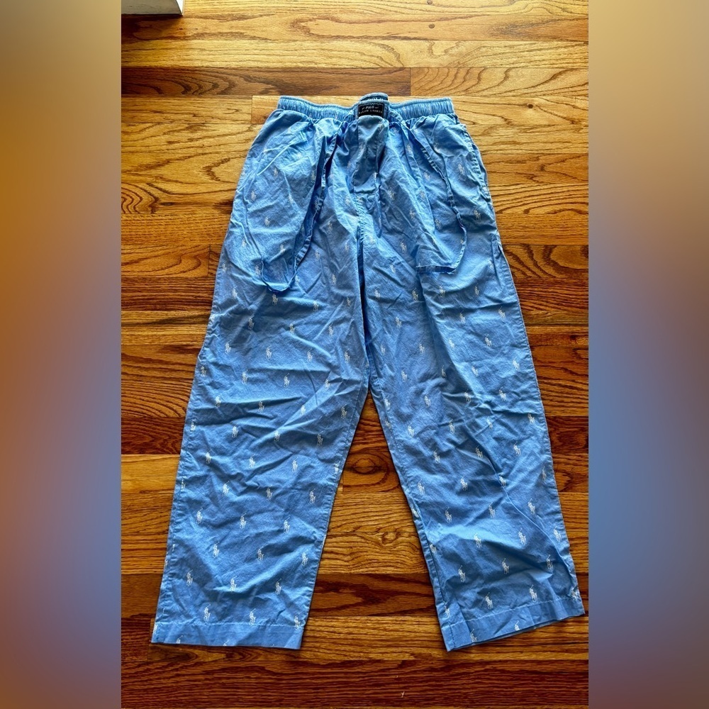 Polo Ralph Lauren Mens Pajama Pants Loungewear All Over Pony Sleep Medium